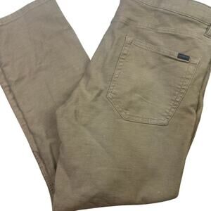 Jachs New York Men’s Straight Fit Flex Waistband 5-Pocket Pants, Tan 36"X29"
